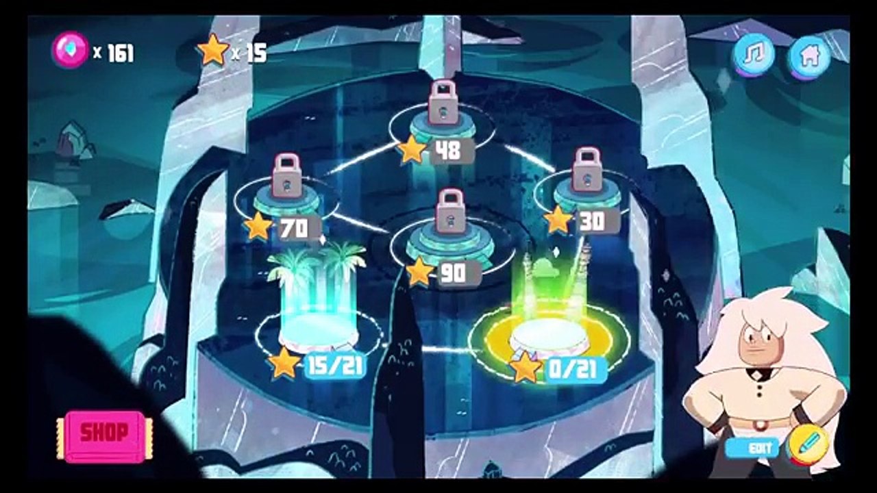 Soundtrack Attack - Steven Universe Rhythm Runner - iOS / Android - Gameplay Video Part 1