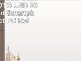FEBNISCTE 32GB Dual USB Stick OTG USB 20 für Android Smartphone  Tablet  PC Rot