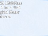 USBFlashMicro Drive Jirvyuk 32GB USBFlashLaufwerk 3 im 1 Unterwegs Digital Externe