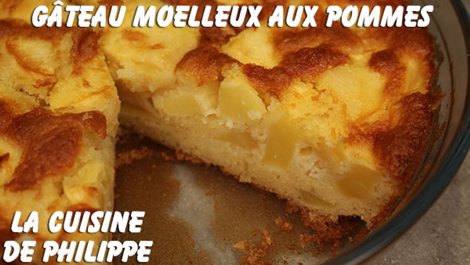 Gateau Moelleux Aux Pommes Video Dailymotion
