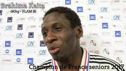 CF seniors 1re division 2017 - Brahima Keita : "Ça fait chaud au coeur"