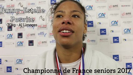 CF seniors 1re division 2017 - Fanny-Estelle Posvite : "Pas du tout de pression"