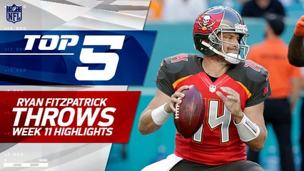 Top 5 Ryan Fitzpatrick throws | Week 11