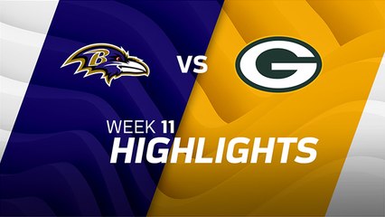 Ravens vs. Packers highlights | Week 11