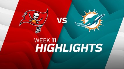 Buccaneers vs. Dolphins highlights | Week 11