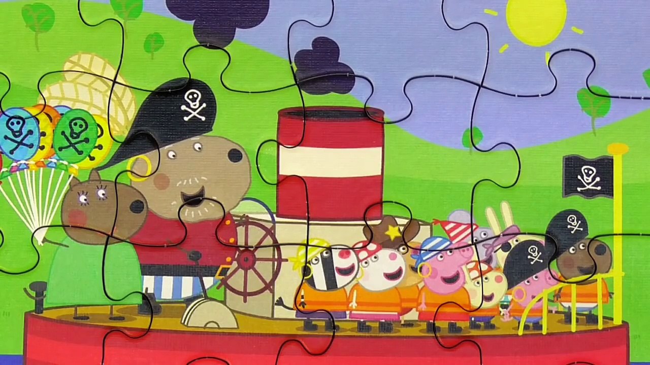 Peppa Pig Lot Puzzles Peppa Pig Video for Kids ! Puzzle Game Peppa and Family