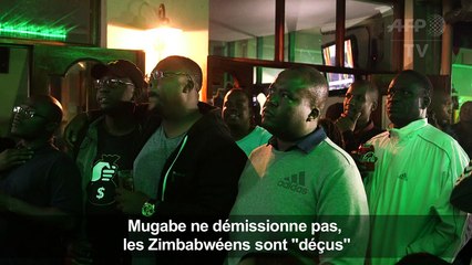 Mugabe ne démissionne pas, réactions de Zimbabwéens