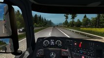 EURO TRUCK SIMULATOR 2 SCANDINAVIA / Mit Mercedes GigaSpace New Actros und Volvos durch Schweden