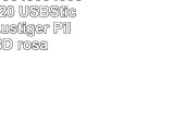 818Shop No36400040032 HiSpeed 20 USBSticks 32GB Lustiger Pilzkopf 3D rosa