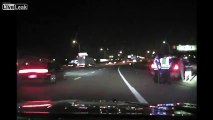 Dashcam - Forest Park Officers Nearly Hit By Drunk Driver