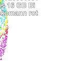 818Shop No17200010016 USBSticks 16 GB Biegsamer Dekomann rot