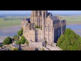 Drone Captures Stunning Footage of Le Mont Saint-Michel in Normandy