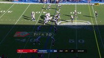 Buffalo Bills receiver Deonte Thompson stops route short, Trevor Williams capitalizes for Chargers' fifth INT