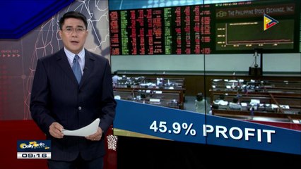 Kita ng PSE, lumago sa 45.9% sa loob ng siyam na buwan
