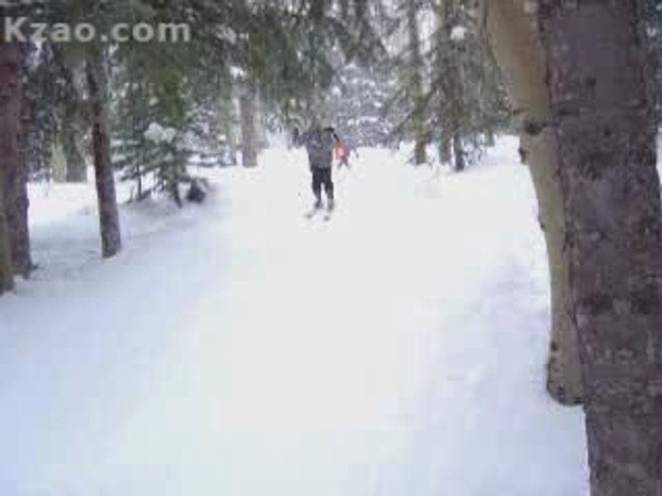 Regis fait du ski