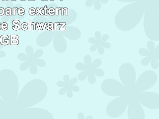 Bipra 25ZollUSB 20 FAT32 Tragbare externe Festplatte  Schwarz 80GB
