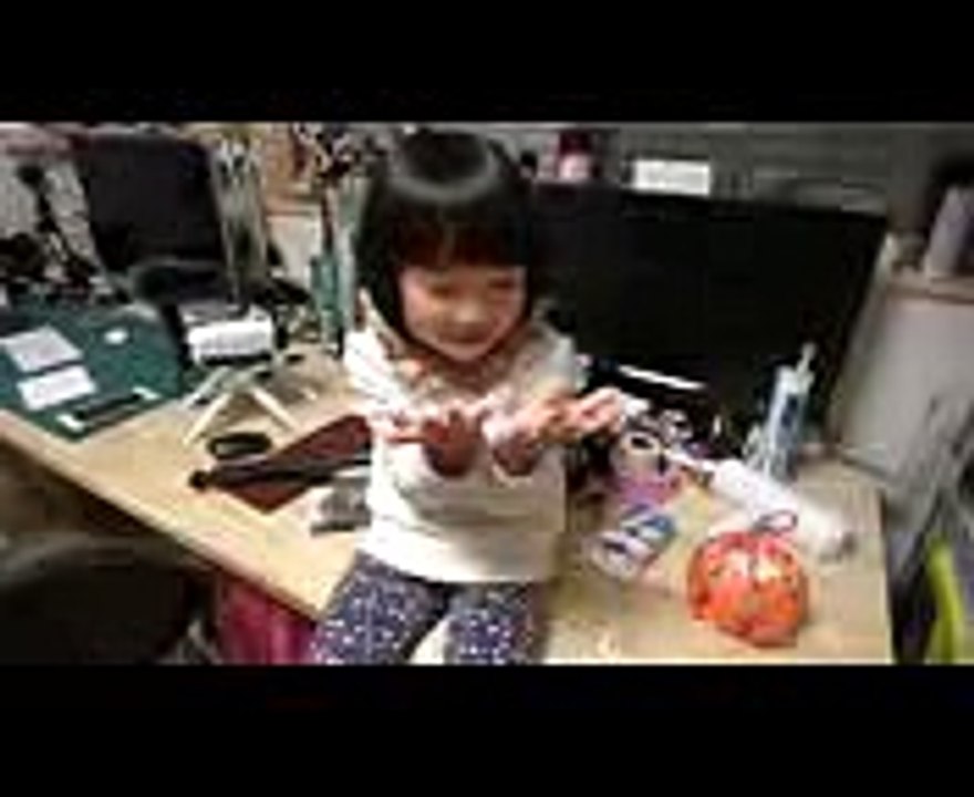 幼児と柴犬64