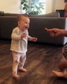 Adorable Baby Takes First Steps For french fry-oT7QXX-JxRQ