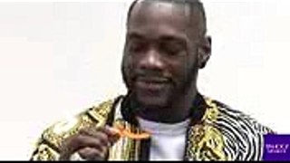 Deontay Wilder takes on the One Chip Challenge