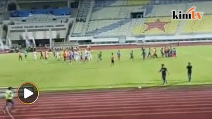 Pergaduhan besar tercetus di Terengganu Amateur League 2017