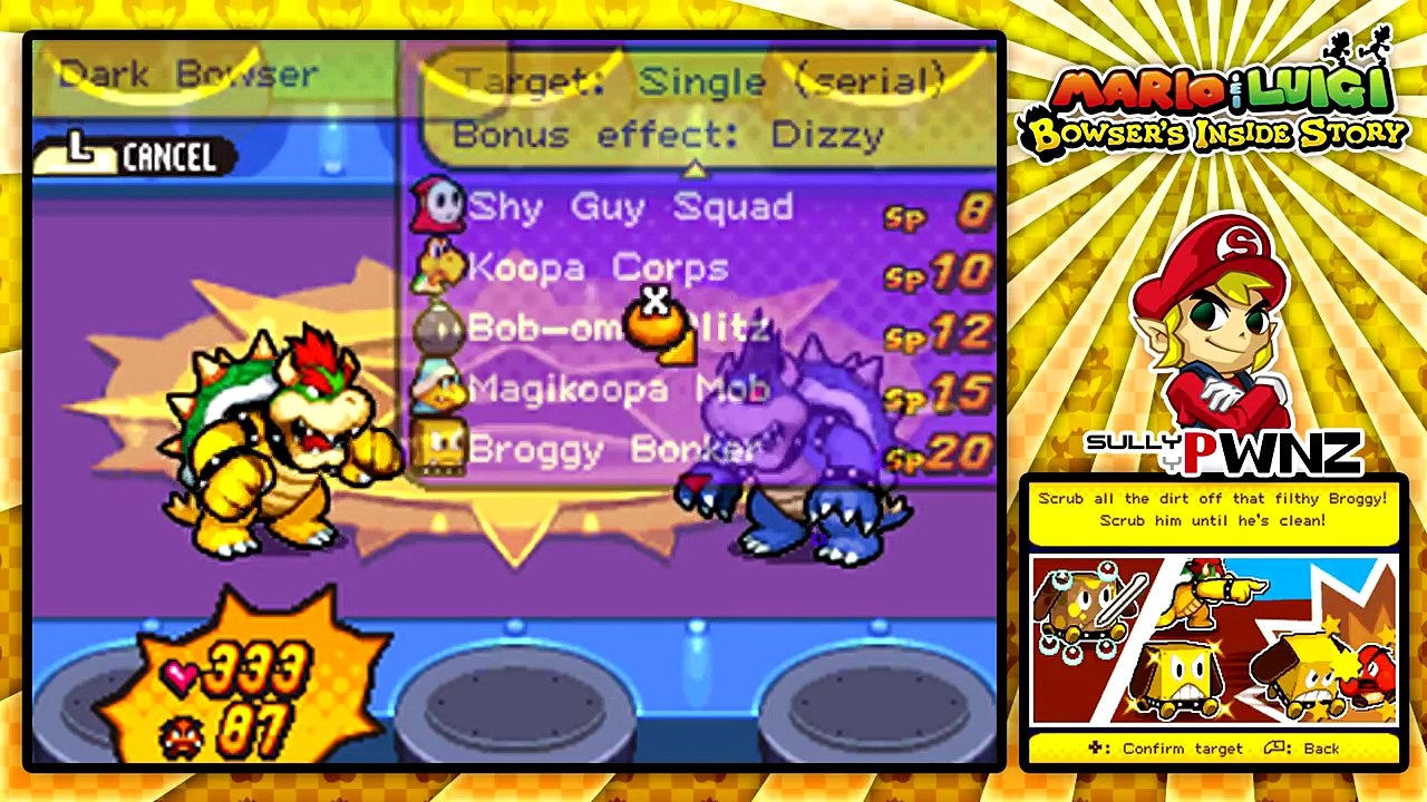 Mario and Luigi: Bowsers Inside Story - FINALE: BOWSER VS DARK BOWSER!