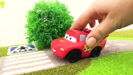 Lightning McQUEEN - TAYO Bus Traffic SCHOOL - Toy Cars Videos for kids. Videos for kids cartoons-EUjvmo6emfs
