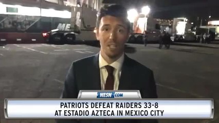 Patriots Stomp Raiders 33-8, Backups Step Up In Big Win