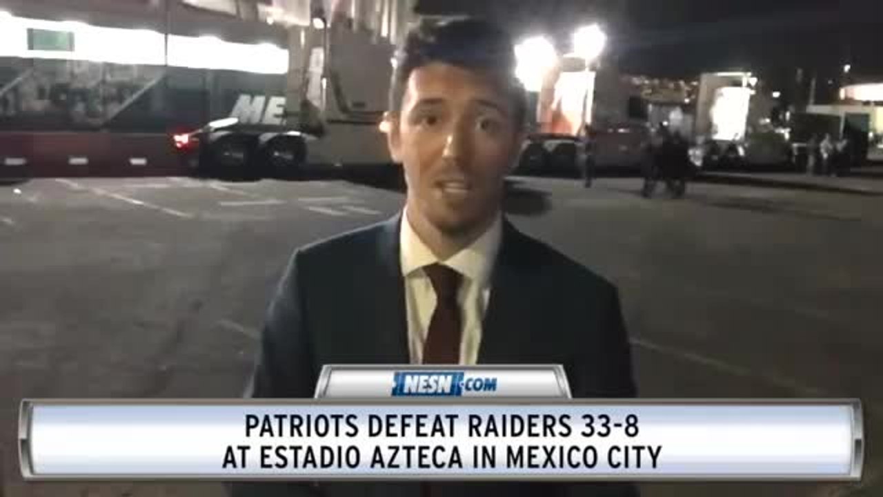 Patriots Stomp Raiders 33-8, Backups Step Up In Big Win