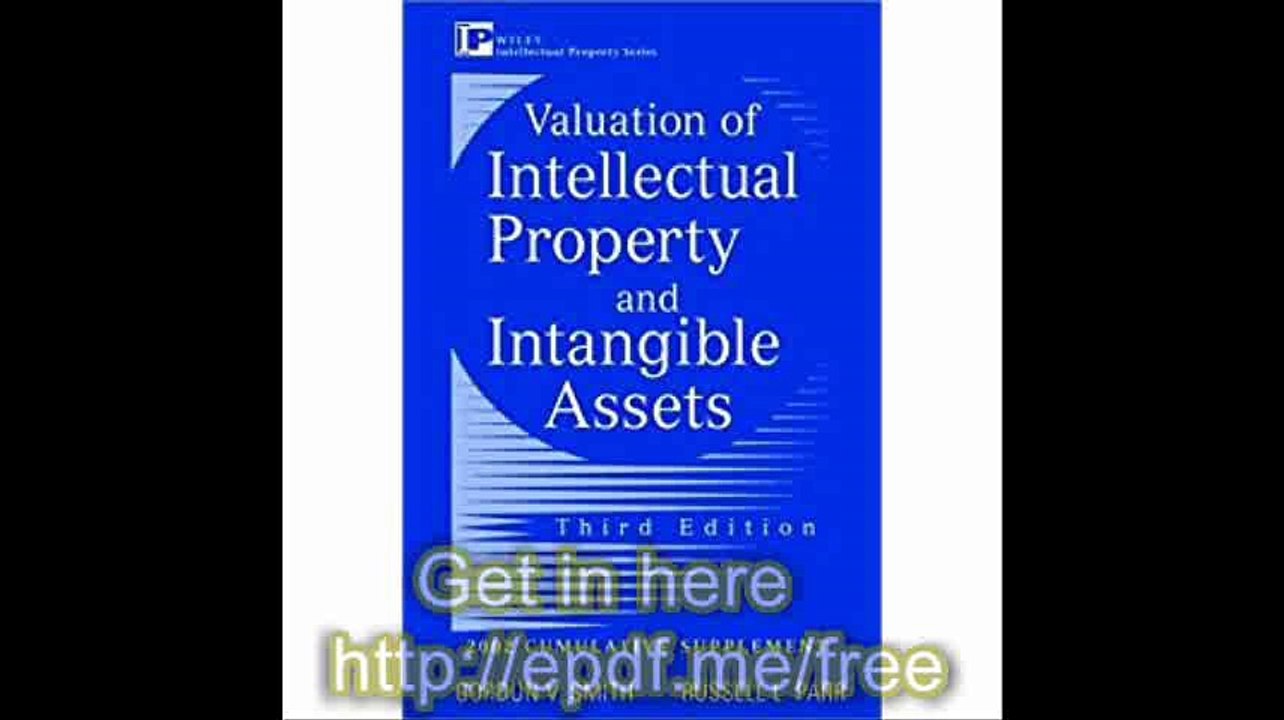 Valuation of Intellectual Property and Intangible Assets, 2002 Cumulative Supplement, 3rd Edition
