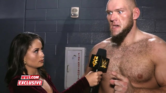 Lars Sullivan delivers a scary message to the NXT locker room: Exclusive, Nov. 18, 2017