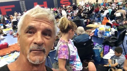 Man Records What It's Like Inside a Hurricane Shelter--GzWkOe-OIo