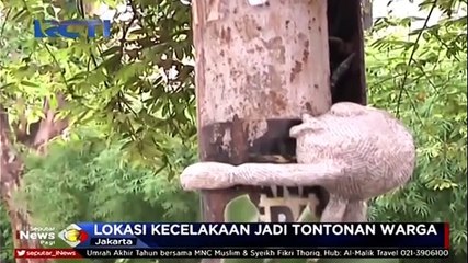 Lokasi Kecelakaan Setnov Jadi Tontonan dan Ajang Selfie Warga