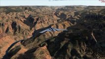 FSX B-2 Whiteman AFB to Nellis AFB for Red Flag [AWESOME GRAPHICS]