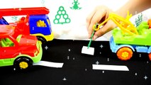 Tree Search - BOUNCY TOY TRUCKS! Christmas Toys Videos for kids - Toy Trucks Stories for Children-eTA0gV1DwBI
