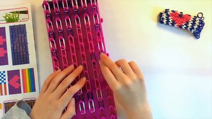 How to make a Super Cra-Z-Loom Heart Bracelet: Loom Tutorial
