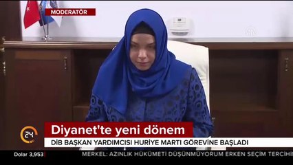 Huriye Martı görevine başladı