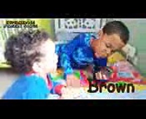 Bad babies fighting at home! Bad kid steals cupcake to mad cry baby Learn colors & songs video (1)