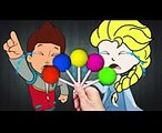 Baby ELSA & RYDER Crying, Lollipops Little Kids Learn Colors with Finger Family Song