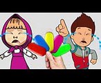 Bad Baby Masha & Paw Patrol Ryder Ice Cream  For Crying - Colors Learn Finger Family