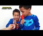 Bad baby fights & cries with tantrum for Ice Cream stolen by Bad brother- Finger & learn colors song