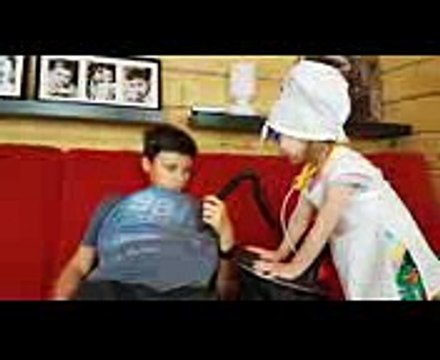 GIANT Belly Accident! Bad baby Playing Doctor & Learn Colors With injections! Nursery Rhymes Song