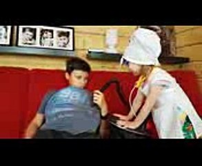 GIANT Belly Accident! Bad baby Playing Doctor & Learn Colors With injections! Nursery Rhymes Song