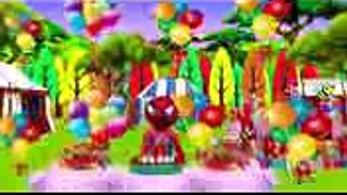 Spiderman Cartoons for Kids Happy Birthday Song Children Nursery Rhymes 3D Animation