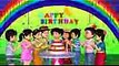 Happy birthday to you - 3D Animation English rhyme for children wirh lyrics kids songs