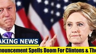BREAKING NEWS TODAY,  DOJ Announcement Spells Doom For Clintons , USA NEWS TODAY 11_19_17-30RrbVRE0lk
