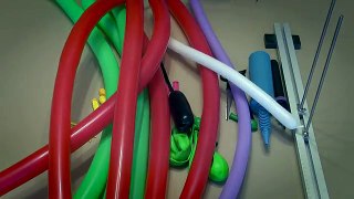 Гусеница с букетом цветов из шаров / Caterpillar with the colors of balloons