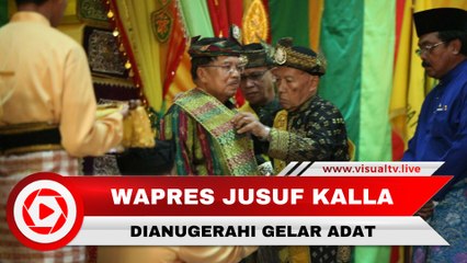 Jusuf Kalla Terima Gelar Sri Perdana Mahkota Negara