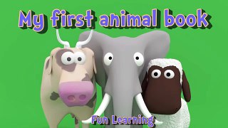 Names and sounds of animals and more for toddlers and babies(like flash cards)