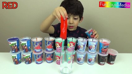 Learn Colors with Disney Slime for Kids and Preschool Children-D2UQnpa_ivM