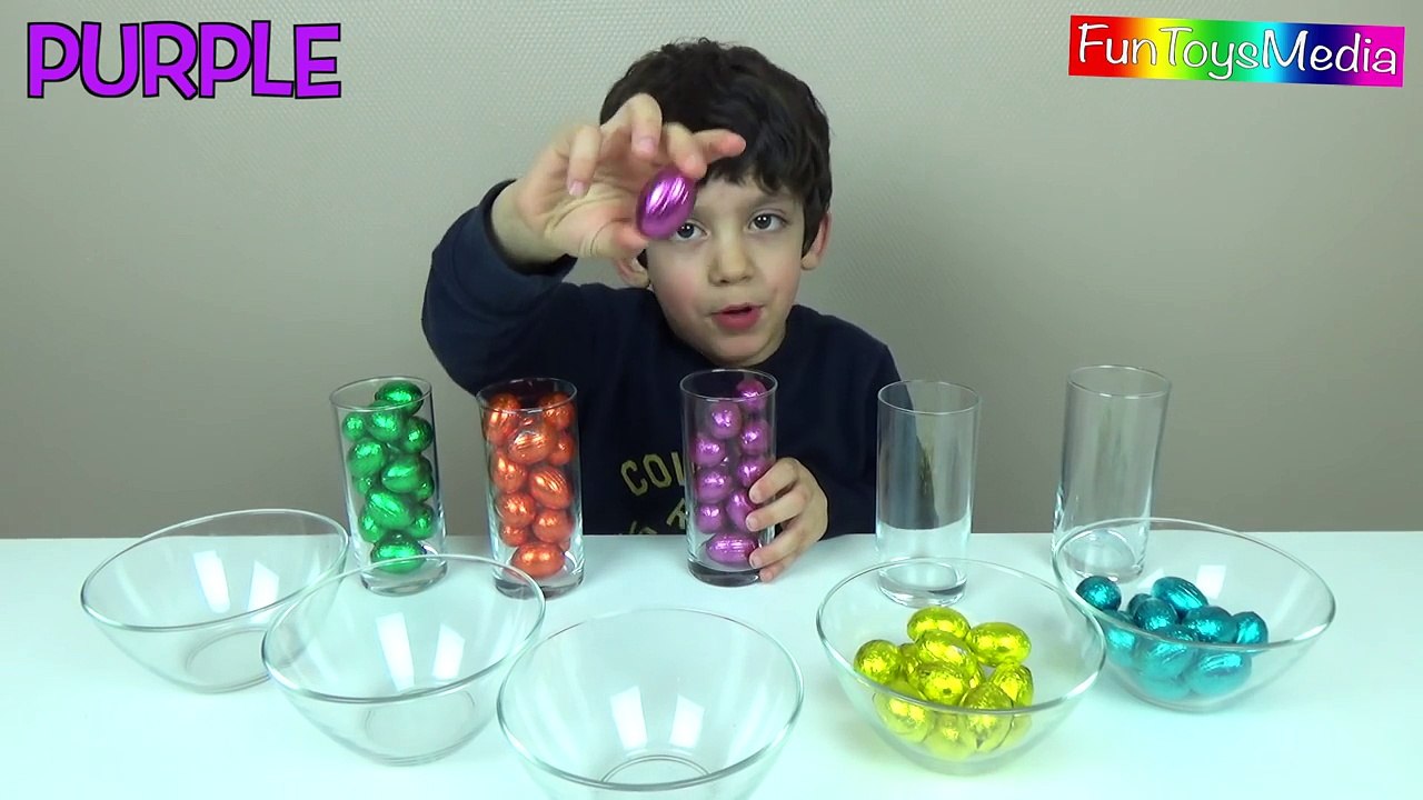 Learn Colors with Chocolate Easter Eggs for Children, Toddlers and Babies-xtuh2_lvC24